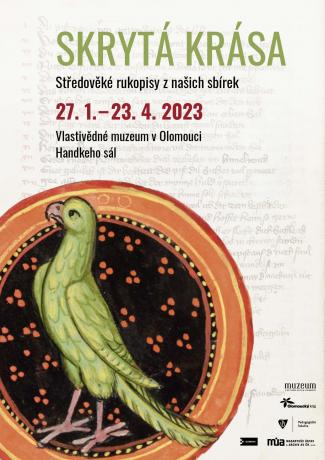 Plakát výstavy: Skrytá krása. Středověké rukopisy z našich sbírek